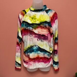 Calia by Carrie Underwood Ruched Rash Guard